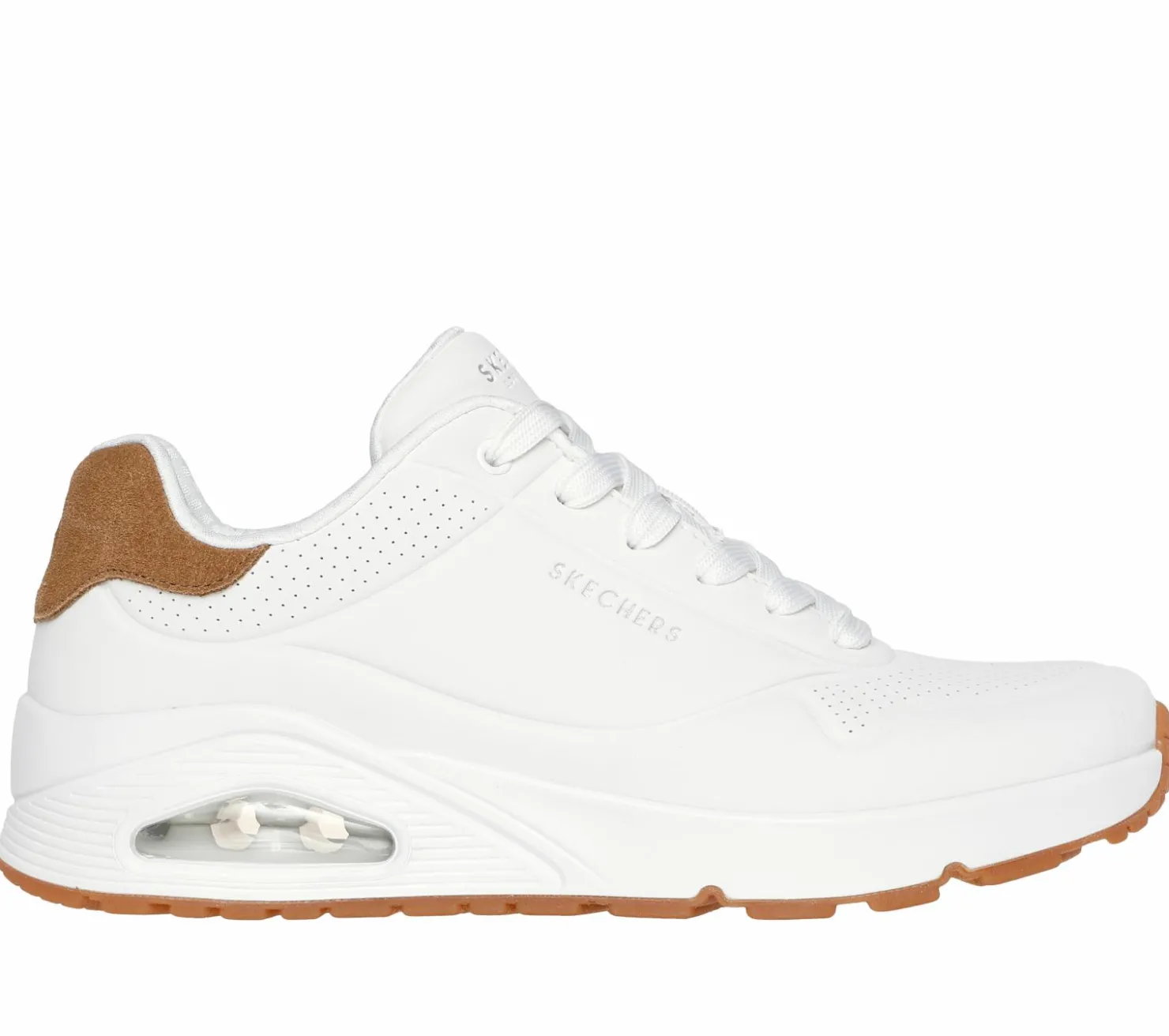 Lace Up|Athletic Sneakers<SKECHERS Uno - Suited On Air WHITE
