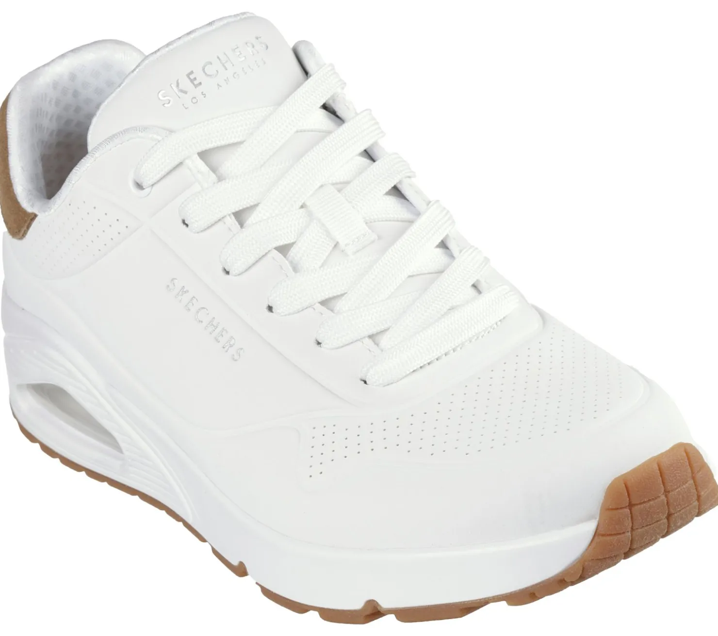 Lace Up|Athletic Sneakers<SKECHERS Uno - Suited On Air WHITE