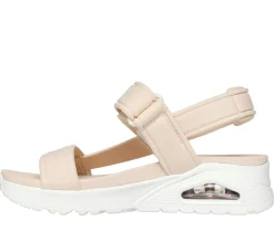Wedges|Sandals<SKECHERS Uno - Summer Stand2 NATURAL