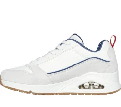 Lace Up|Athletic Sneakers<SKECHERS Uno - Victory Pack WHITE / NAVY