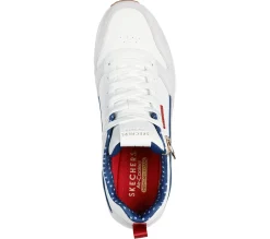 Lace Up|Athletic Sneakers<SKECHERS Uno - Victory Pack WHITE / NAVY