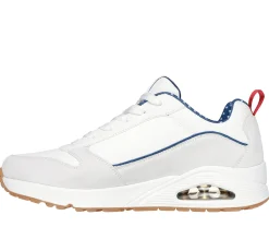 Lace Up|Athletic Sneakers<SKECHERS Uno - Victory Pack WHITE / NAVY