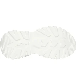 Lace Up|Athletic Sneakers<SKECHERS Uno Chaos WHITE