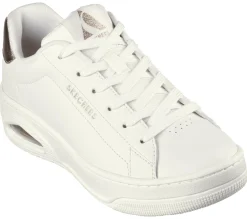 Lace Up|Athletic Sneakers<SKECHERS Uno Court - Courted Air WHITE