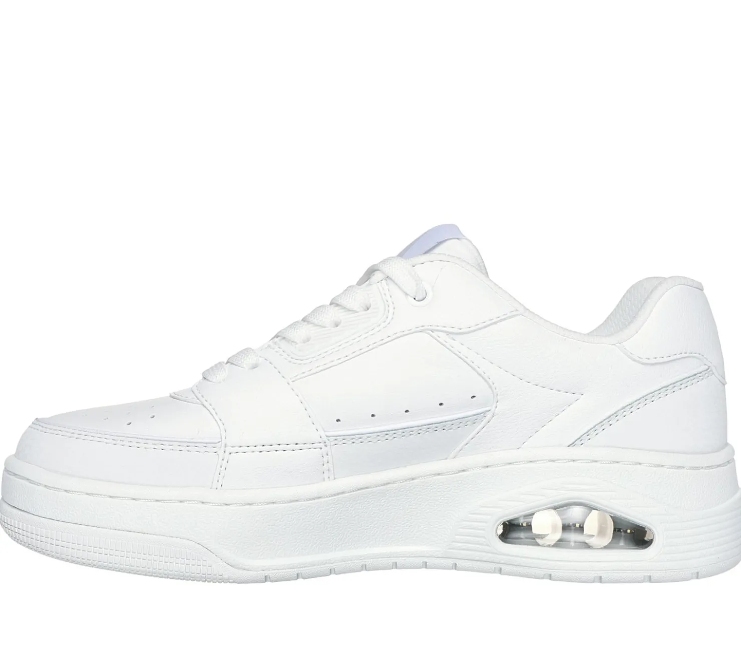 Lace Up|Athletic Sneakers<SKECHERS Uno Court - Courted Style WHITE