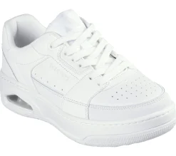 Lace Up|Athletic Sneakers<SKECHERS Uno Court - Courted Style WHITE