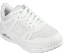 Lace Up|Casual Sneakers<SKECHERS Uno Court - Opulent Pearls WHITE