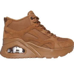 Wedges|Lace Up<SKECHERS Uno Hi - Rocliff Road CARAMEL