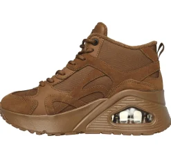Wedges|Lace Up<SKECHERS Uno Hi - Rocliff Road CARAMEL