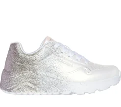 Lace Ups|Athletic Shoes & Sneakers<SKECHERS Uno Lite - Metallic Shimmers WHITE / MULTI