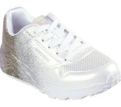 Lace Ups|Athletic Shoes & Sneakers<SKECHERS Uno Lite - Metallic Shimmers WHITE / MULTI