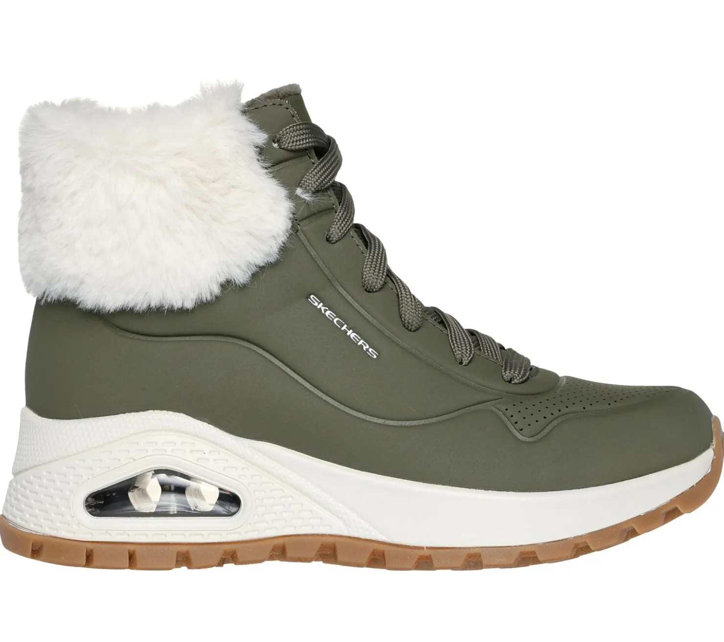 Wedges|Lace Up<SKECHERS Uno Rugged - Fall Air OLIVE