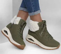 Wedges|Lace Up<SKECHERS Uno Rugged - Fall Air OLIVE