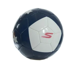Sporting Goods|Accessories<SKECHERS USA Size 5 Soccer Ball BLUE / RED