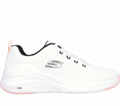 Athletic Sneakers|Lace Up<SKECHERS Vapor Foam - Fresh Trend WHITE / BLACK / CORAL