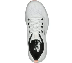 Athletic Sneakers|Lace Up<SKECHERS Vapor Foam - Fresh Trend WHITE / BLACK / CORAL