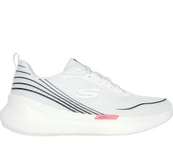 Lace Up|Athletic Sneakers<SKECHERS Vapor Plus - Light Wave WHT / BLACK / HOT PINK