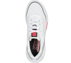 Lace Up|Athletic Sneakers<SKECHERS Vapor Plus - Light Wave WHT / BLACK / HOT PINK