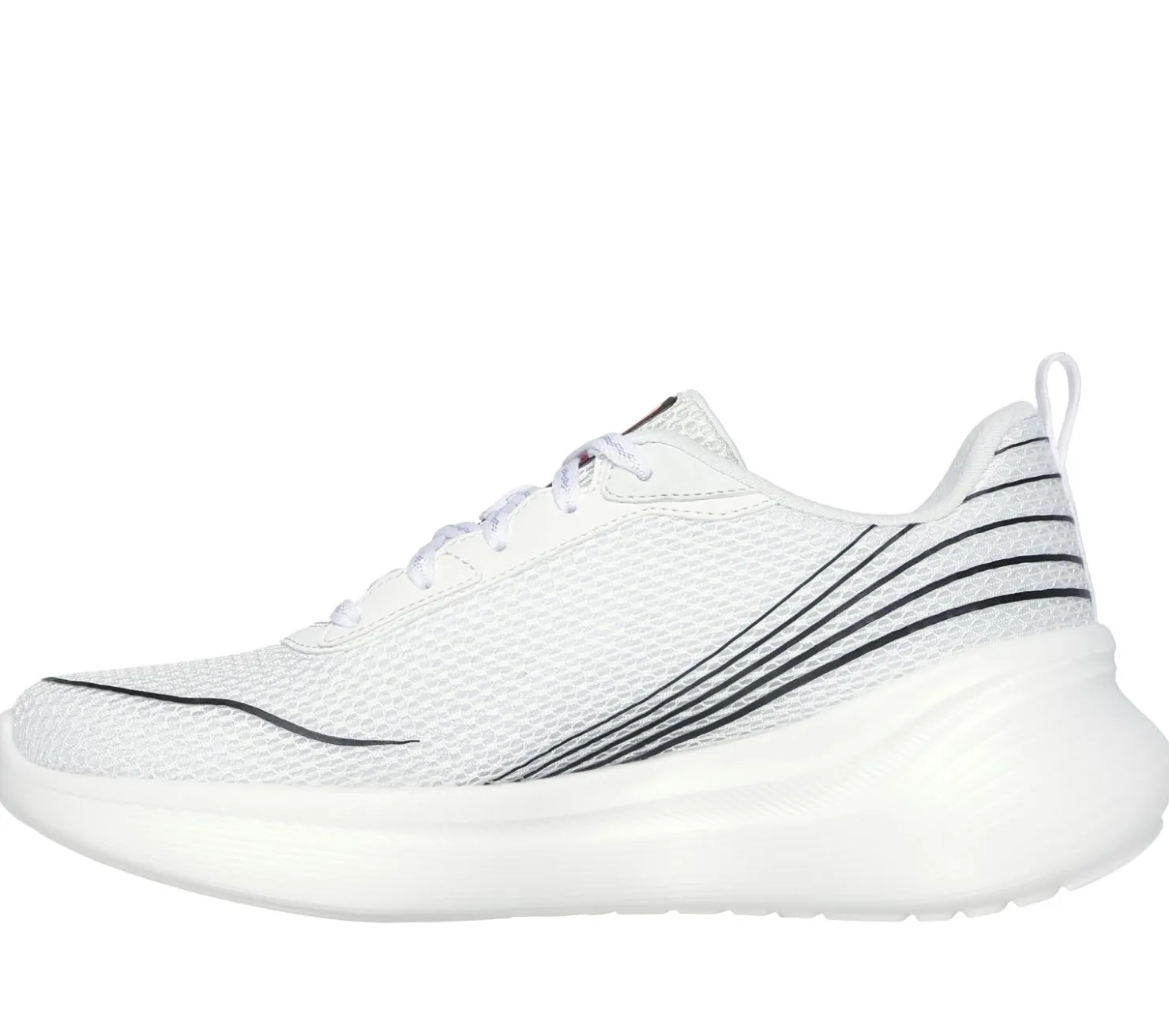 Lace Up|Athletic Sneakers<SKECHERS Vapor Plus - Light Wave WHT / BLACK / HOT PINK