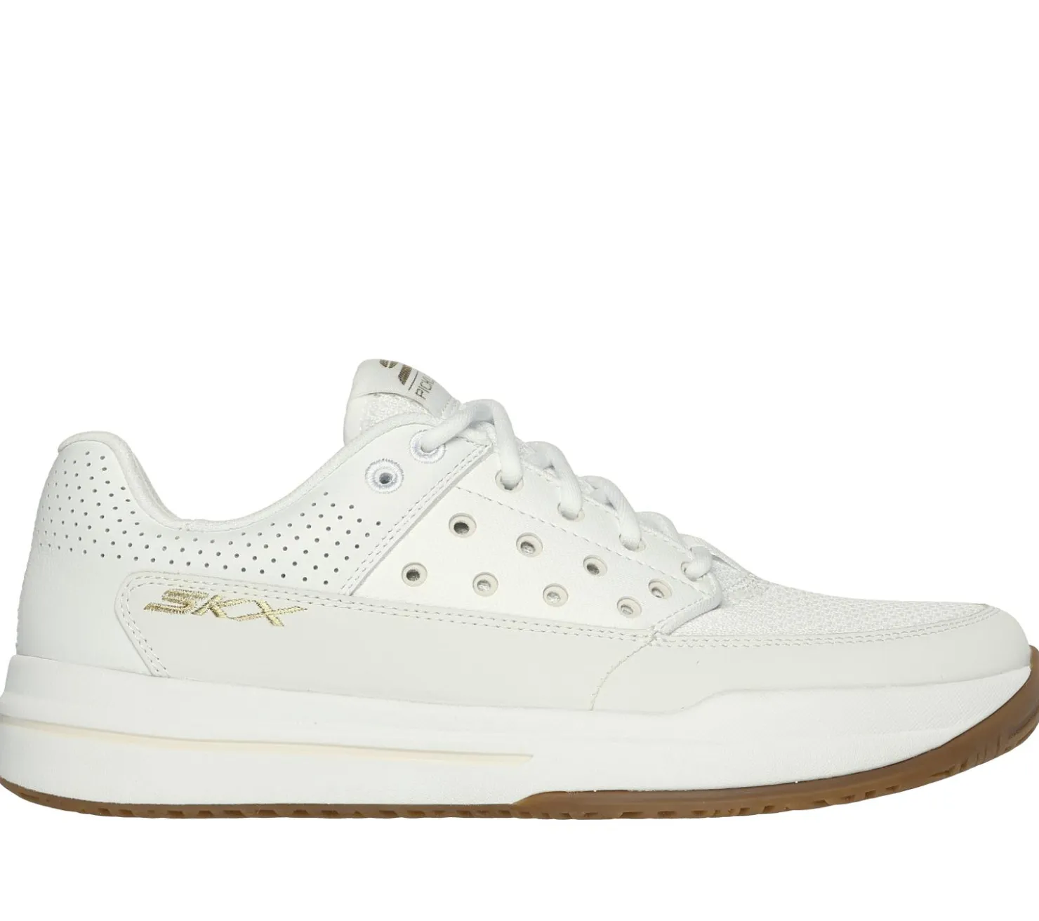 Athletic Sneakers<SKECHERS Viper Court Luxe WHITE / GRAY