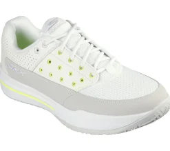 Lace Up|Athletic Sneakers<SKECHERS Viper Court Luxe WHITE / NATURAL