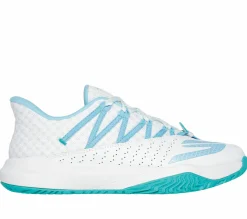 Lace Up|Athletic Sneakers<SKECHERS Viper Court Rally WHITE / LIGHT BLUE