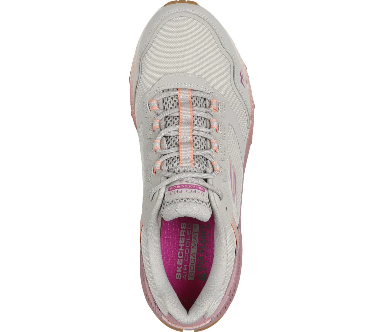 Lace Up|Athletic Sneakers<SKECHERS Waterproof: GO RUN Trail Altitude 2.0 NATURAL / PINK