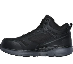 Lace Up<SKECHERS Work: Arch Fit Slip-Resistant - Pyreford BLACK