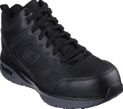 Lace Up<SKECHERS Work: Arch Fit Slip-Resistant - Pyreford BLACK
