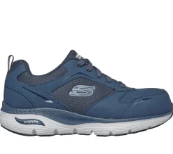 Work & Safety|Lace Up<SKECHERS Work: Arch Fit SR - Angis Comp Toe NAVY / GRAY