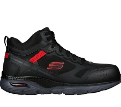 Lace Up|Boots<SKECHERS Work: Arch Fit SR - Bensen BLACK / RED