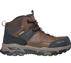 Boots<SKECHERS Work: Arch Fit Tarver CT BROWN / BLACK