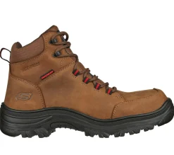 Work & Safety|Lace Up<SKECHERS Work: Burgin - Benafick ST BROWN