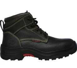 Work & Safety|Lace Up<SKECHERS Work: Burgin - Tarlac ST BROWN