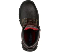 Work & Safety|Lace Up<SKECHERS Work: Burgin - Tarlac ST BROWN
