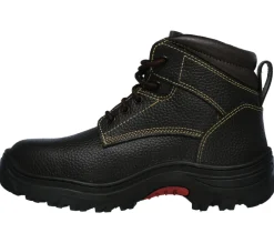 Work & Safety|Lace Up<SKECHERS Work: Burgin - Tarlac ST BROWN