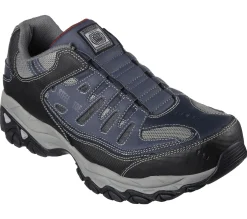 Work & Safety|Lace Up<SKECHERS Work: Cankton - Ebbitt ST NAVY / GRAY