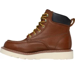Work & Safety|Lace Up<SKECHERS Work: Kadmiel - Bennot RED / BROWN