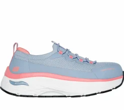 Work & Safety<SKECHERS Work: Max Cushioning Arch Fit 2.0 Slip-Resistant - Nixx LIGHT BLUE / PINK