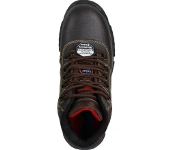 Work & Safety|Lace Up<SKECHERS Work Relaxed Fit: Burgin - Sosder Comp Toe BROWN