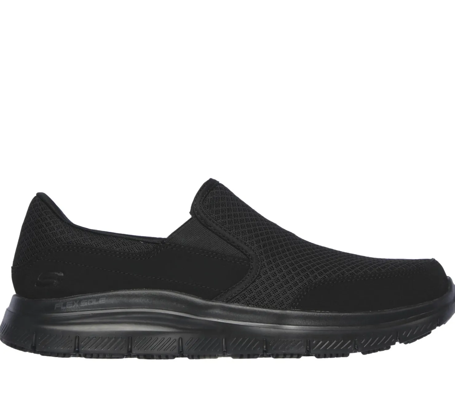 Work & Safety|Slip-Ons<SKECHERS Work Relaxed Fit: Flex Advantage - McAllen SR BLACK