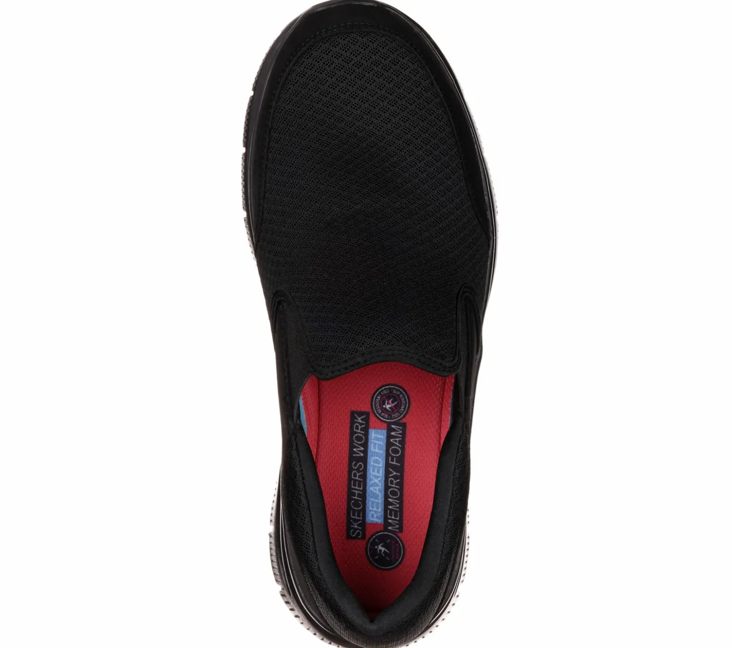 Work & Safety|Slip-Ons<SKECHERS Work Relaxed Fit: Flex Advantage - McAllen SR BLACK