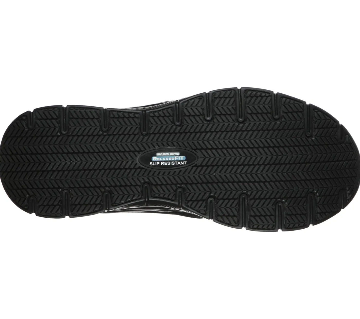 Work & Safety|Slip-Ons<SKECHERS Work Relaxed Fit: Flex Advantage - McAllen SR BLACK