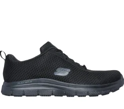 Work & Safety|Lace Up<SKECHERS Work Relaxed Fit: Flex Advantage - Bendon SR BLACK