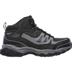 Work & Safety|Lace Up<SKECHERS Work Relaxed Fit: Holdredge - Rebem ST BLACK / CHARCOAL