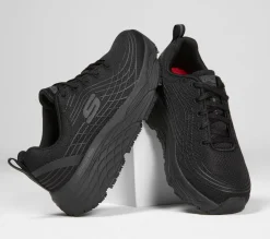 Work & Safety<SKECHERS Work Relaxed Fit: Max Cushioning Elite SR BLACK