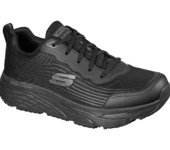 Work & Safety|Lace Up<SKECHERS Work Relaxed Fit: Max Cushioning Elite SR - Rytas BLACK