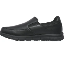 Work & Safety|Slip-Ons<SKECHERS Work Relaxed Fit: Nampa - Groton SR BLACK