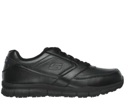 Work & Safety|Lace Up<SKECHERS Work Relaxed Fit: Nampa SR BLACK
