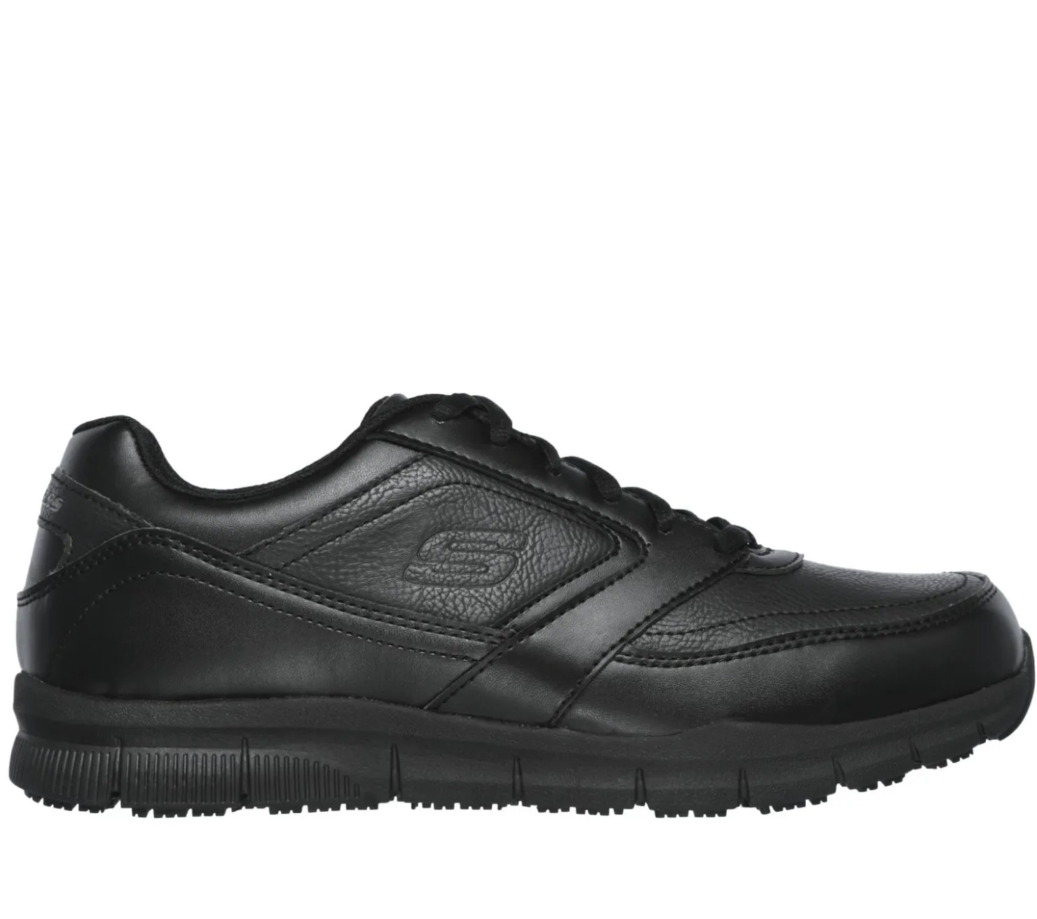 Work & Safety|Lace Up<SKECHERS Work Relaxed Fit: Nampa SR BLACK